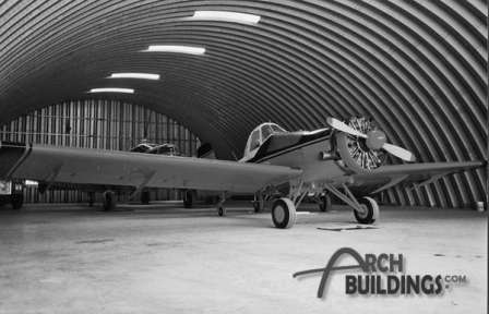 Steel Aviation Hangar by ArchBuildings.com
