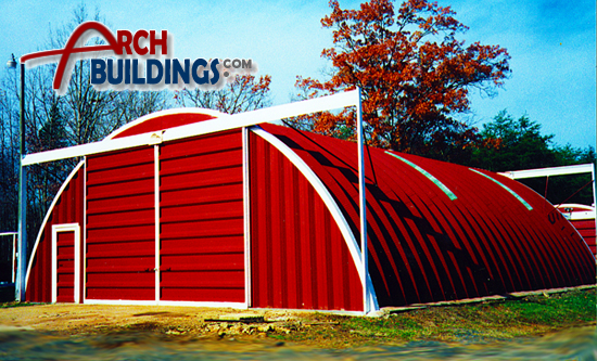 Sand and Salt Storage Building by ArchBuildings.com